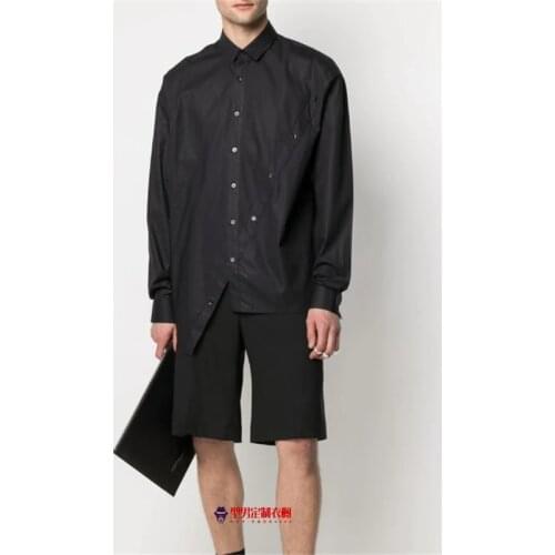 New trend men loose personality shirt spring and autumn fashion jacket S-6XL!Plus-size mens shirts