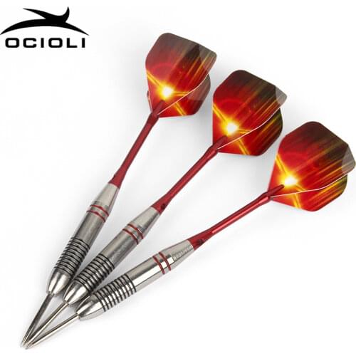 New 3 Pcs/Sets of Professional Darts 24g Steel Tip Darts Aluminium Shafts Nice Dart Flights Indoor Sports