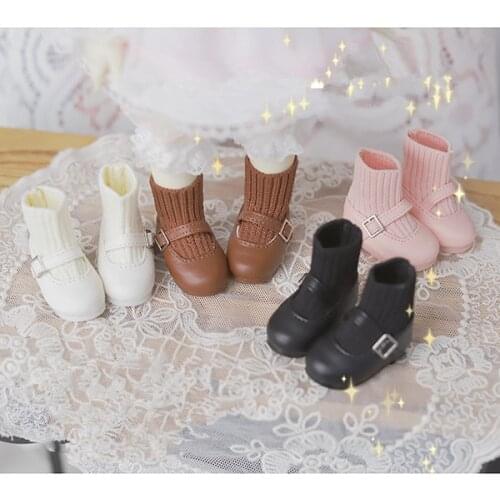 BJD Doll Clothing Suitable for 1/6 Size YOSD Daily Small Shoes High Boots 4 Color Doll Accessories Optional