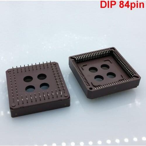 PLCC 84pin IC socket for microcontroller socket DIP connector 10pcs/lot