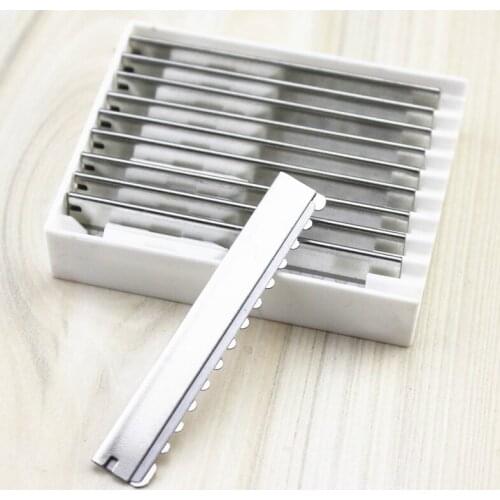 Straight Razor Replacement Heads Safe Sawtooth Salon Blades Type Home Tool HairdressingCutting Styling Face Hair Remove Shaving