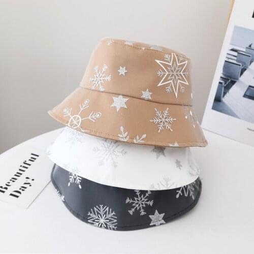 Stars Print Panama Hat Cap Reversible Bucket Hat Summer Sun Hats For Women Men Bucket Hat Panama Fishing Cap