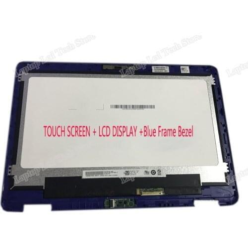 LCD Screen Digitizer Glass Replacement With Frame Lcd Assembly For Dell inspiron 11 3000 3168 3169 Laptops