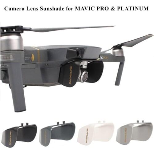 Camera Lens Sunshade for DJI MAVIC PRO & PLATINUM Sunshade Cap Sunshade Sunhood Cap Protector For DJI Mavic Pro Accessories