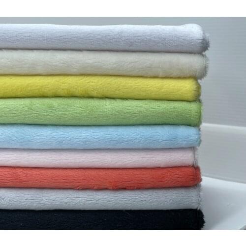 45cm*50cm 3mm Pile Short Plush Fabric For Sewing Doll Toys DIY Handmade Pillow Home Crystal Super Soft Plush Fabric