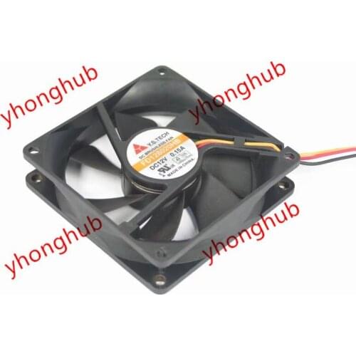 Y.S.TECH FD128020HB DC 12V 0.15A 80x80x20mm 3-Wire Server Cooling Fan