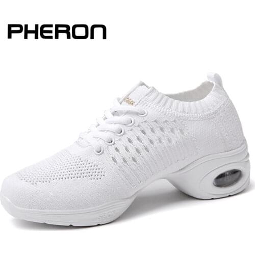 Womens Dance Sneakers Jazz Dancing Shoes For Woman Summer Mesh Modern Dance Shoes Ladies Female Sport Feature Dance Shoes 34-40