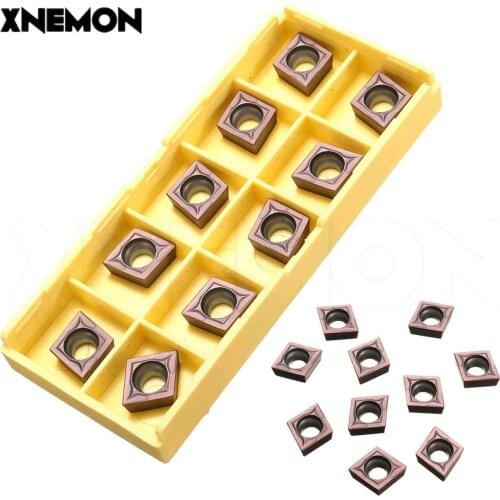 1/10/100pcs CCMT09T304 VP15TF Carbide Inserts High Quality Insert with Box Mayitr For Lathe Turning Tool Holder