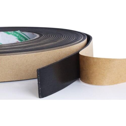 1Roll 10M*10MM EVA Single Sided Adhesive Tape Weather Sticky Stripping Sponge Foam Rubber Strip Neoprene Tape Door Seal