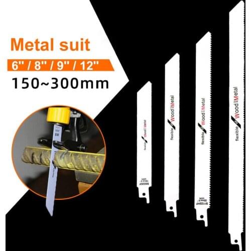 1PC Carbon Steel Reciprocating Hacksaw Jigsaw Blades T-Shank Metal Wood Cutting Jig Saw Blades Woodworking Curve Cutting Tool