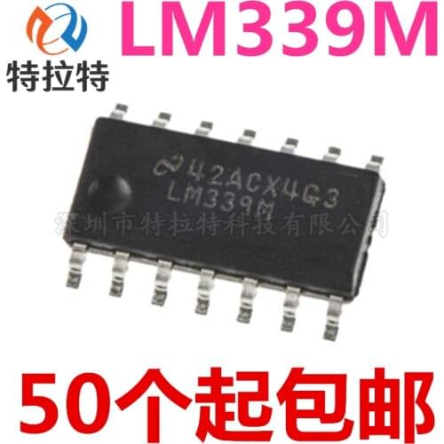 10pcs/lot Brand New & Original Lm339 Lm339m Lm339mx Sop-14 Four High Precision Voltage Comparator