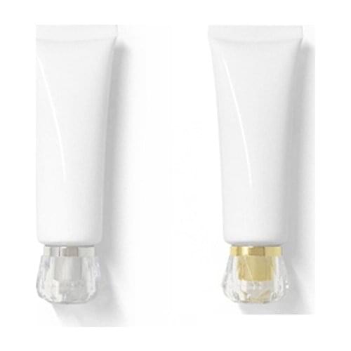 20pcs 80g Empty Cosmetic Bottles white Soft Tube Mini Makeup Container with Cap Travel Refillable Bottles Wholesale