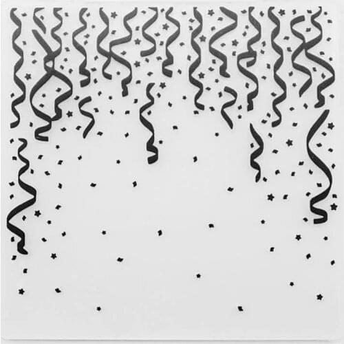 2020 Wavy line background Embossing Folders for Paper Photo Album Making Cards Supplies DIY 3D Plastic Scrapbooking Cutting Dies