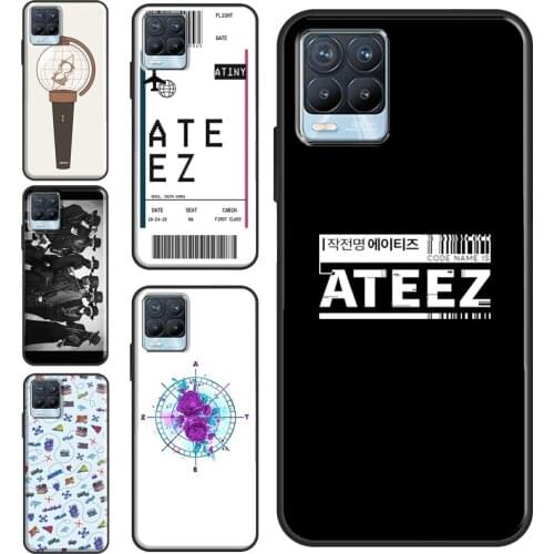 ATEEZ Logo For OPPO Realme 8 Pro 6 7 Pro C3 C15 GT Neo Case For OnePlus 8 Pro 8T Nord 9 Pro Cover