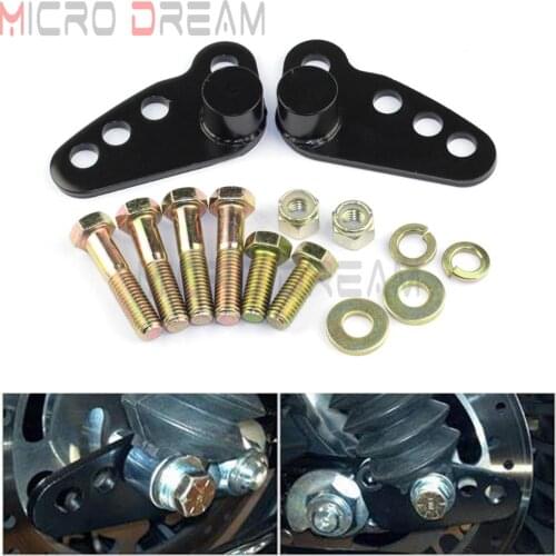 Black 1-3" Rear Adjustable Link Lowering Kit For Harley Davidson Touring Bikes Street Electra Ultra Glide 2002-2015 Road King
