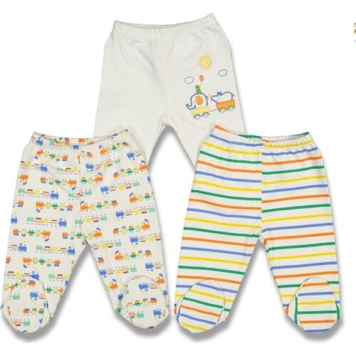 The Trenl Elephant Pattern baby 3'lü Tek Bottom Set