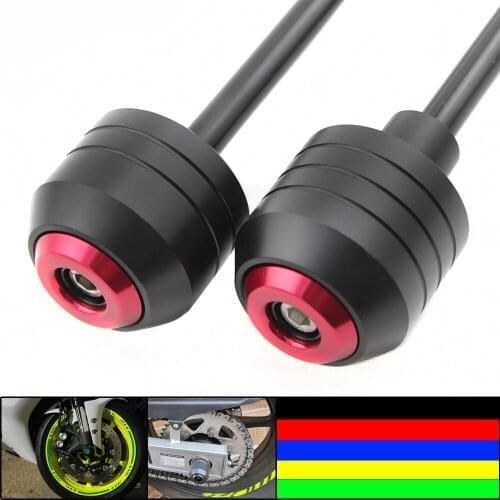 For SUZUKI GSXR GSX-R 1300 HAYABUSA B-King GSR600 GSR750 Front Rear Wheel Crash Protector Fork Axle Slider Swing Arm Pad Guard