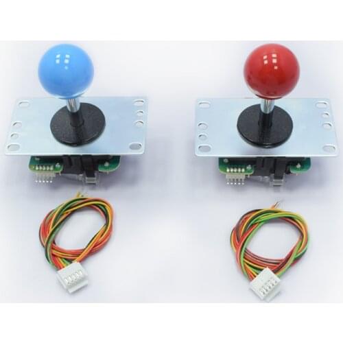 2Pcs Original Japan Sanwa Joystick for Arcade Jamma Game Zero Delay DIY PC PS3 XBOX Game Encoder