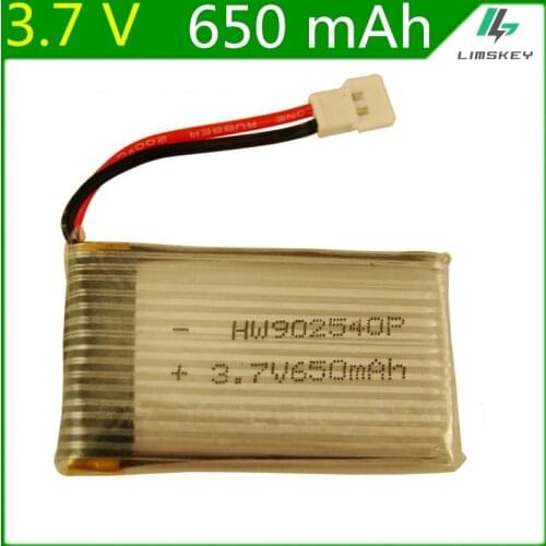 3.7V 650mAH Lipo battery Wholesale Syma X5C Cheerson CX-30668-A8H9D Lipo battery 3.7 V 650 mAH XH plug 902540