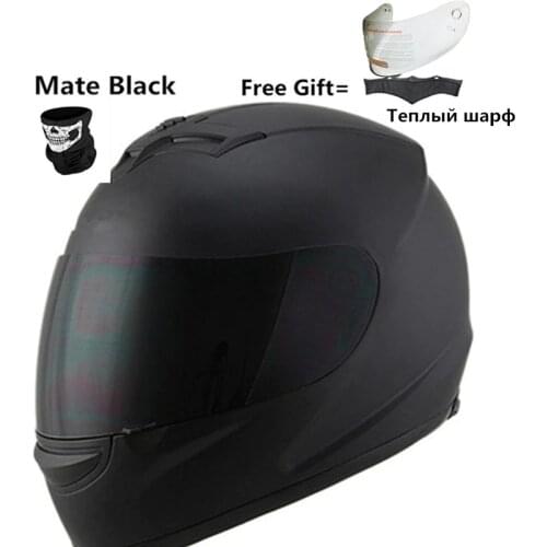 Full face helmet motorcycle helmets Racing dot capacete de moto motociclista para Motocross kask casco M L XL XXL Matte black