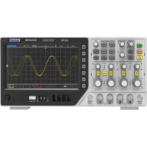 Hantek Oscilloscope Digital 4 Channels Portable Osciloscopio 100Mhz Bandwidth USB Oscilloscopes
