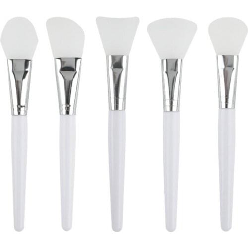 Professional Silicone Mask Brush DIY Home Salon Silicone Facial Mud Mask Mixing Brush for Skin Care Reusable Cosmetic Tool 1PC