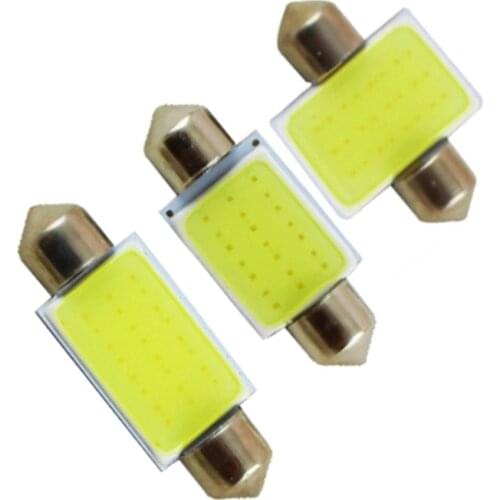 Factory Direct Trade Wholesale car LED light CO B Ultra bright double reading plate headlight roof light 31mm