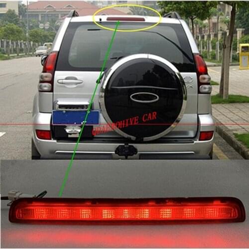 QDAEROHIVE EXTERIOR LED AUTO LAMPS ADDITIONAL BRAKE LIGHTS FOR PRADO 4000 2700 LC120 GX470 2003-2009 LED LIGHT 4X4 PARTS
