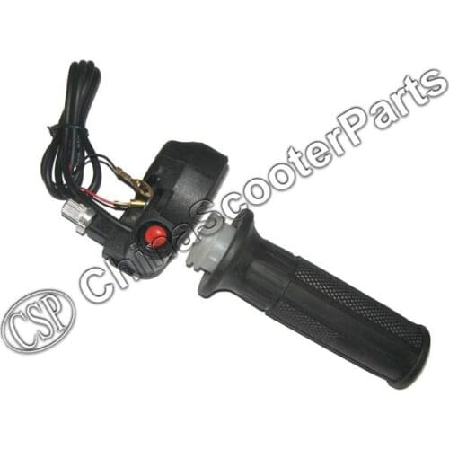 Handle Grip Throttle Mini Moto Dirt Pit ATV Quad Go Kart Buggy Pocket Bike