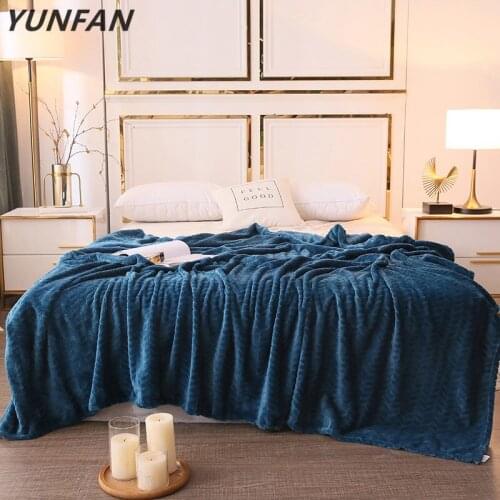 Dark blue blankets quilts twin full queen blankets soft Throw Flannel blanket on Bed/car/sofa fashion rugs warm solid blankets