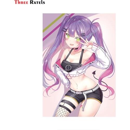 Three Ratels B239 Anime Game Tokoyami Towa Hololive For Bmw E60 Car Accessories Decoration Auto Decals