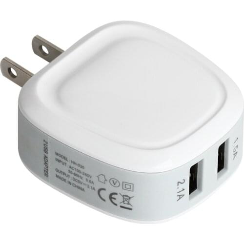 New Develop 5V 2A 2USB Port EU US Plug Wall Charger Adapter Travel Power For iPhone usb charger portable charger 300pcs/lot