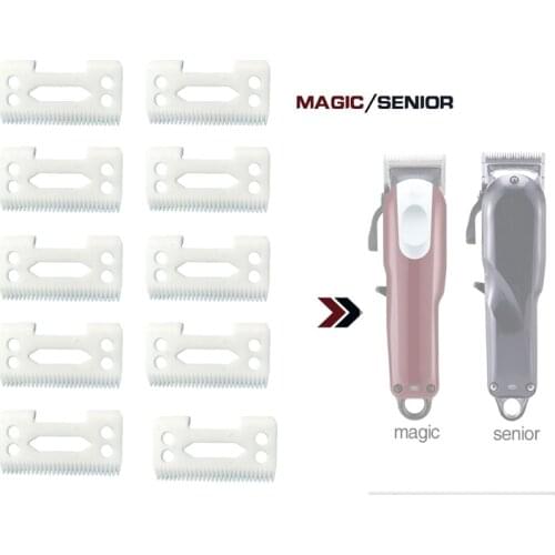 10pcs Hair Clipper Suit for WAHL Detailer Ceramic Head Replacement Head Detailer Ceramic Head