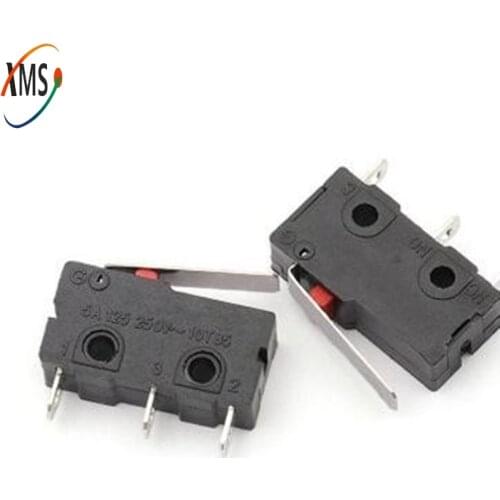 10pcs Limit Switch 3 Pin N/O N/C 5A 250VAC KW11-3Z Mini Micro Mouse Switch