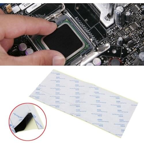 48Pcs Double-sided Thermal Adhesive Tape for Heatsink 25mm X 25mm Dropship