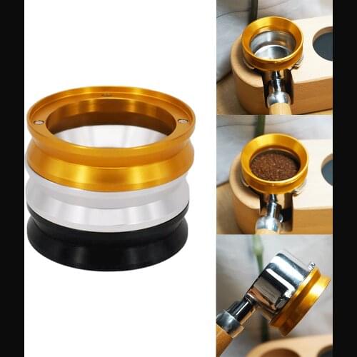51/54/58MM Stainless Steel Espresso Coffee Tamper Breville Delonghi Krups Aluminum IDR Intelligent Dosing Ring Profilter Tool