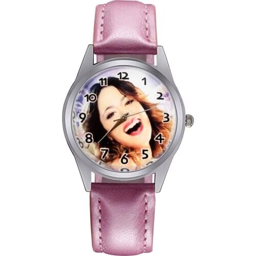 Cartoon pretty violetta style Childrens Watches Womens Students girls Boys Quartz Leather strap Wrist Watch Clock JC104