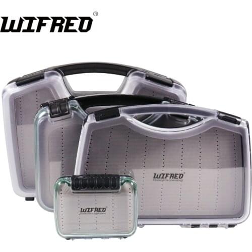 Wifreo Fishing Fly Box Waterproof Pocket Travel Display Boat Saltwater Fishing Large Size Fly Case