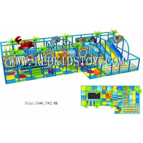 Exported to Panama Safety Children Play Station Nontoxic Material Kids Playground 160727b