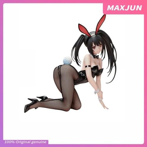 MAXJUN Genuine Anime DATE A LIVE Figure Tokisaki Kurumi Nightmare sexy Bunny girl 29cm PVC Model toys sexy Action figure
