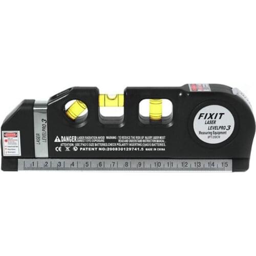 Multi-functional Infrared Laser Level Ruler Horizontal Meter Tape Scale Measure Instrument Vertical Measure Equipment