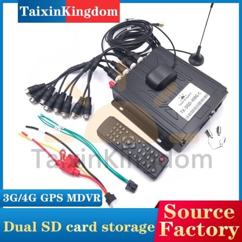 Wholesale 8CH SD card mobile DVR 3G / 4G Global School Bus / fire truck remote monitoring and positioning host