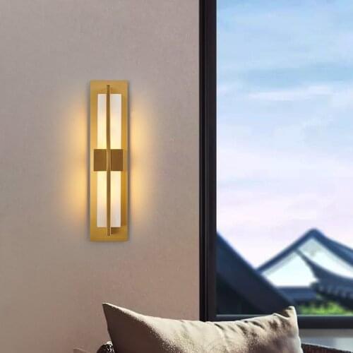 Art Decor Marble Wall light for Living Room Large Hotel lobby wall fixtures Gold G9 LED sconces Bedroom Light night Lighting