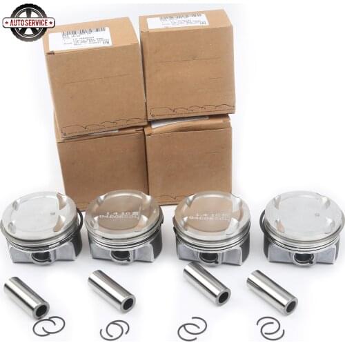 EA211 1.4T Pistons & Rings Set Pin 19MM For VW Golf Jetta Passat Tiguan Audi A4 A5 Skoda Superb Seat Leon 1.4TSI CZDA CZCA CVNA