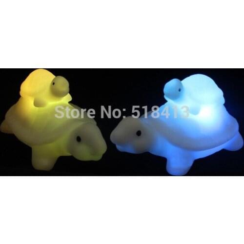 Relation colorful small night toy Gags & Practical Jokes Child-mother Relation Colorful Small Night Light Discus The Turtle