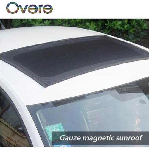 Overe 1PC Car Sunroof Cover Sun Visor Mesh Mosquito Dust Protection For Renault Megane 3 Duster Captur Chevrolet Cruze Aveo