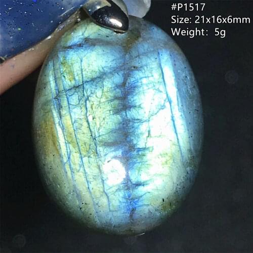 Genuine Natural Blue Light Labradorite Pendant For Woman Man Crystal 35x23x6mm Beads Silver Reiki Stone Fashion Jewelry AAAAA