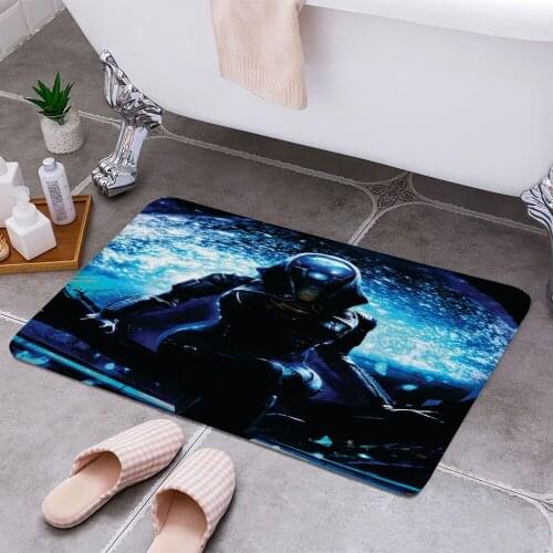 Mass Effect 3D Print Doormats Rectangle Non-Slip DoorMat Bedroom Kitchen Entrance Print Door rugs Dropshipping