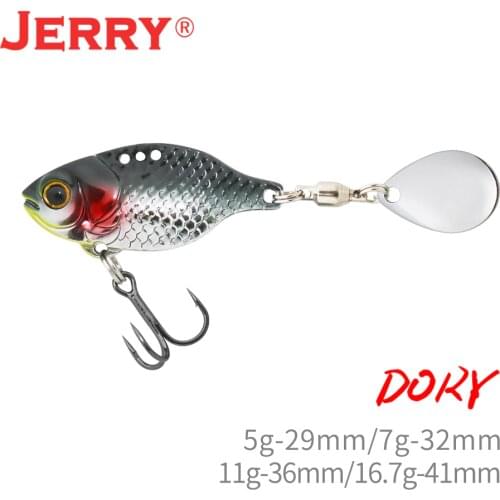 Jerry Dory Metal Blade VIB Tengsten Vibration Spinning Fishing Lures Colorado Saltwater Freshwater Bait Wholesale