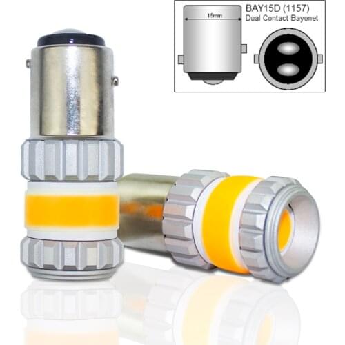2Pcs 1157 2057 2357 7528 BAY15D LED Bulb 800LM With 360 Lighting 9V To 60V For Car Backup Reverse Blinker Brake Tail Lamp